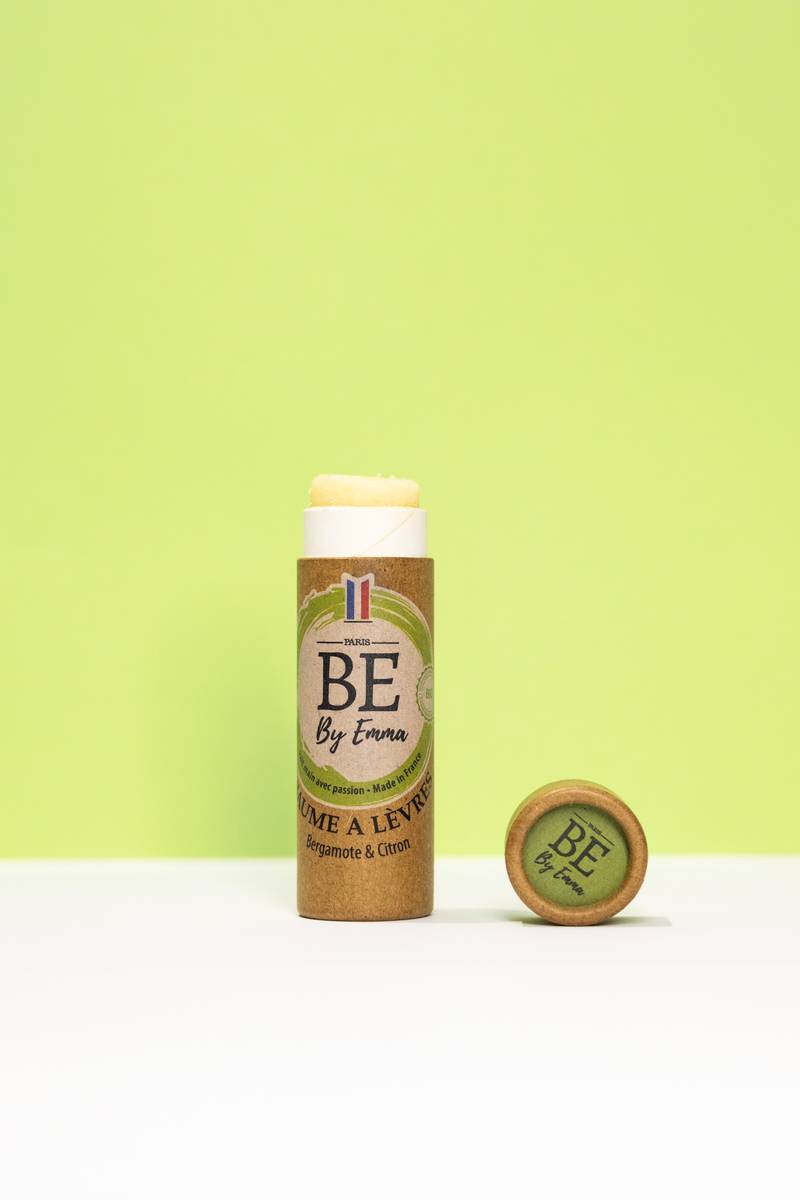 baume-levres-bergamote-citron-bio Baume à lèvres bio en stick cartonné parfumé à la bergamote et au citron