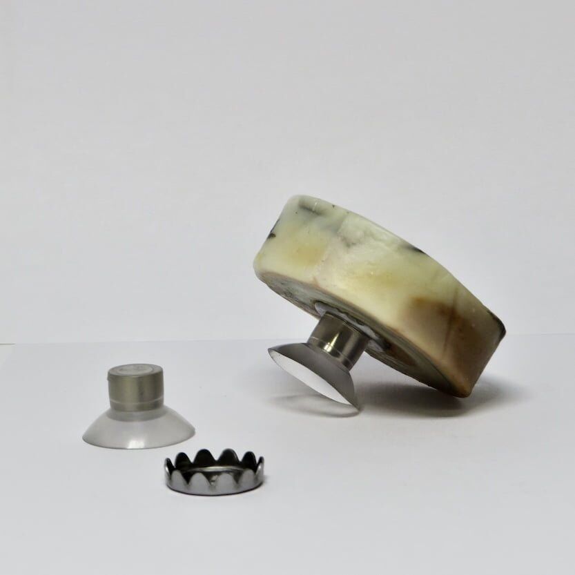 crochet-aimante Porte-savon minimaliste aimanté