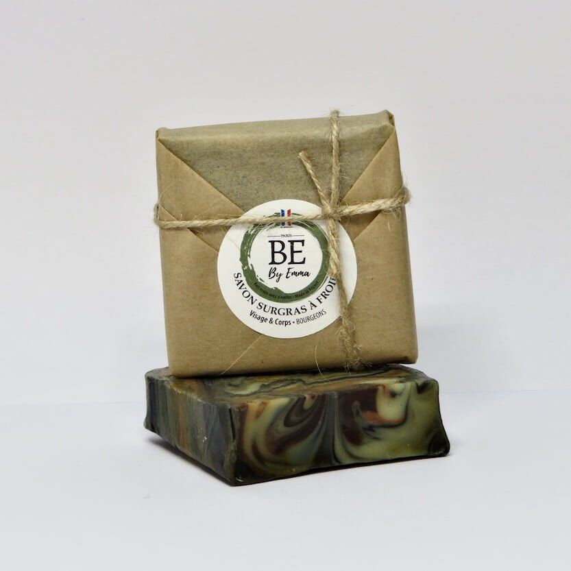 savon-surgras-romarin-teatree-naturel-be-by-emma Savon surgras pour peau à imperfection